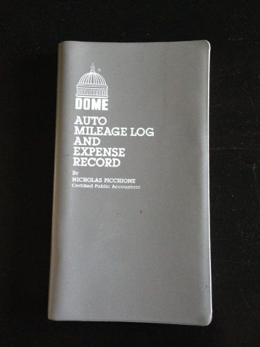 Dome Auto Mileage log and Expense Record (Blank)