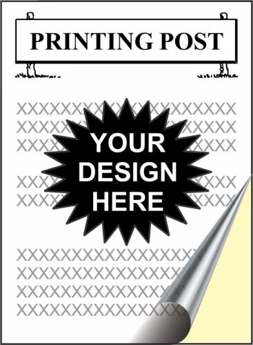 100 2-part NCR Forms 8 1/2  x 11 - Your Design! - PRINTING!