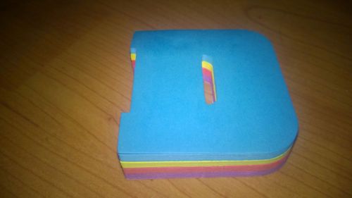 Colorbok Multicolored Initial &#034;D&#034; Self-Adhesive Note Pad