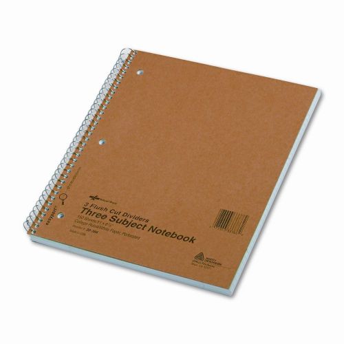 National® Brand 3-Subject Wire bound Notebook, 150 Sheets Set of 4