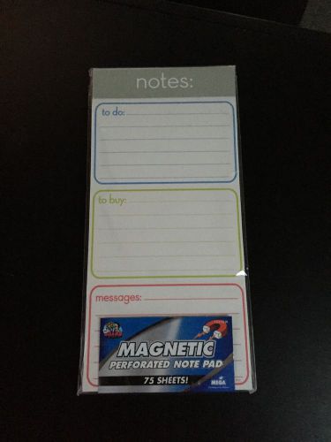 MAGNETIC PERFORATED NOTE PAD 75 SHEET