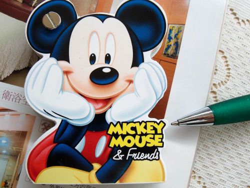 1X Mickey Mouse Memo Note Scratch Message Pad Doodle Book Stationery D3 FREESHIP