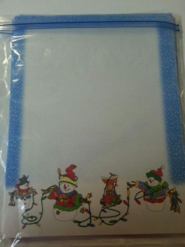 Snowman Stationary Paper