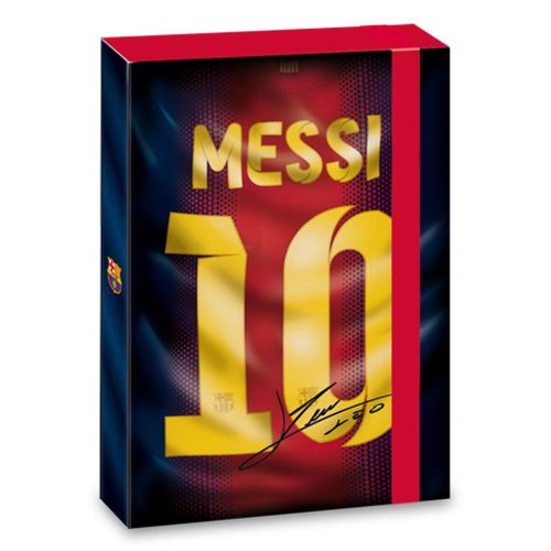 ORIGINAL BARCA/MESSI Stationary Folder Box for Excercise Books SIZE:230x335x45mm