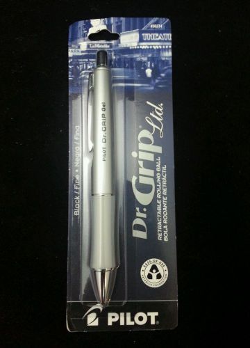 Pilot Dr. Grip LTD Gel Retractable RollerBall Pens, Fine Point, Black Ink,