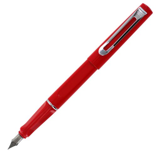 JinHao FP-599 Red Metal Fountain Pen, Medium Nib (FP-599-2)