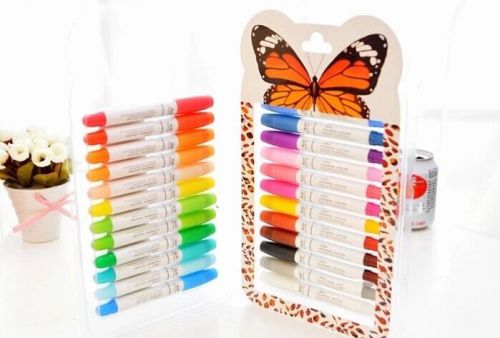 Set of 24 colors twist waxy markers colorful pastel pigment oil stick-ap02 for sale