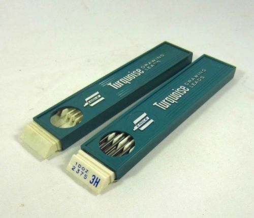 Vintage Eagle Turquoise Pencil Leads 2MM 3H 12 Pack in Tray