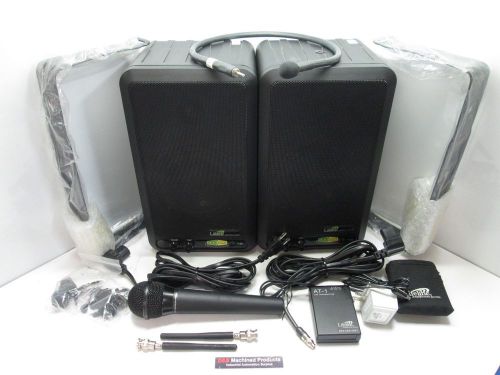 Lifeline titan t-25 portable pa system, 60w, b1 175.400mhz w/wireless kit for sale