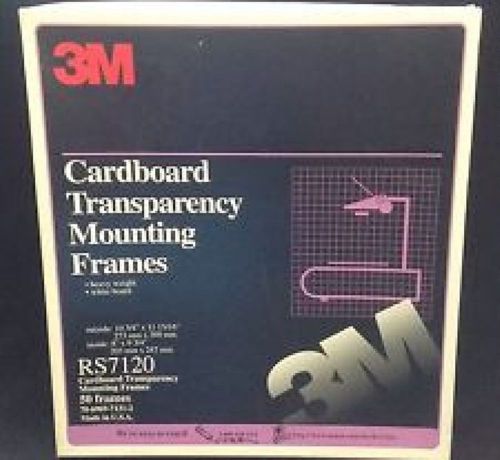 BOX OF 36 3M Cardboard Transparency Mounting Frames RS7120