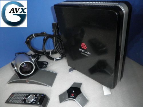 Polycom hdx 6000 +1year warranty, eagleeye camera, p+c complete video conference for sale