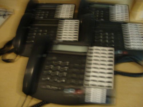 Lot of 5 Vodavi Vertical 30 Button Key Telephone 3015-71 Phone used