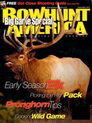 Bowhunt America Magazine Print Subscription/1 year/6 issues per year