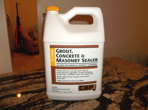 Grout, Concrete and Masonry Sealer Protects from Oil, Rust and Water Stains