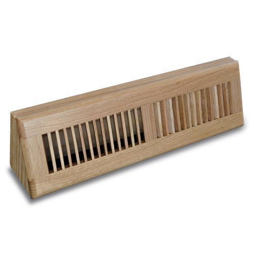 Truaire c168-obf 18-inch(duct opening measurements) solid oak floor baseboard su for sale