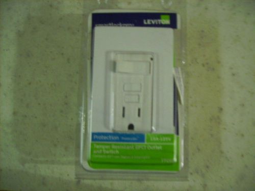 Leviton T7299 SmartLockPro Tamper Resistant GFCI Receptacle and Switch, White