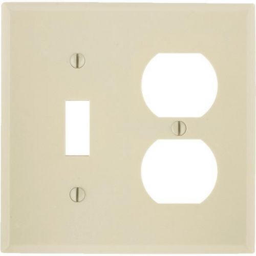 Leviton 86105 plastic oversized combination wall plate-iv combo wall plate for sale