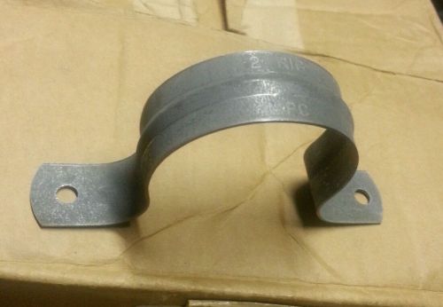 Lot of 25 nib 2&#034; 2 hole straps clamps for sale