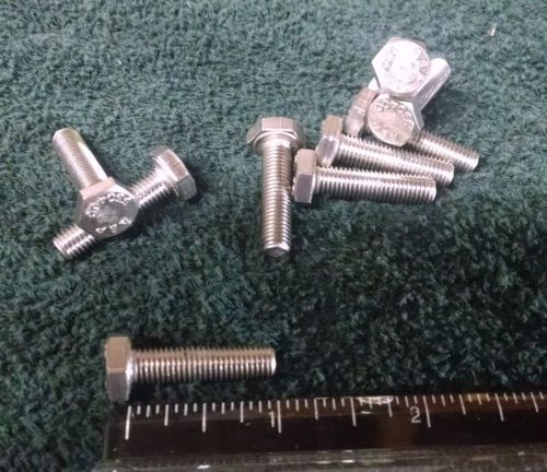 10-24 x 3/4 hex head bolts stainless steel for sale