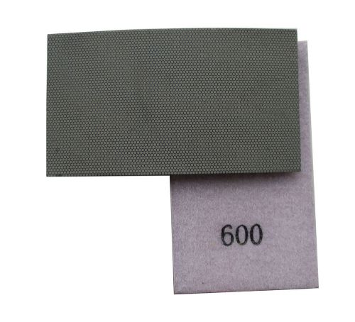 Diamond Hand Polishing Pad Strip 600 Grit with Velcro-back