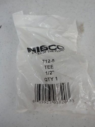Quantity of 6 NIBCO Cast Bronze 1/2&#034; Threaded Tee&#039;s NEW! Free Shipping! 712-5