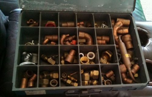 BRASS FITTINGS PLUMBING PARTS compartment box elbows fittings etc.