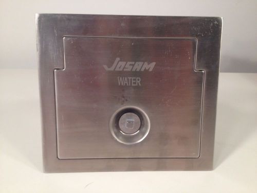 Josam Stainless Steel Hydrant Box 71000-SS 094015P NICE w/ KEY