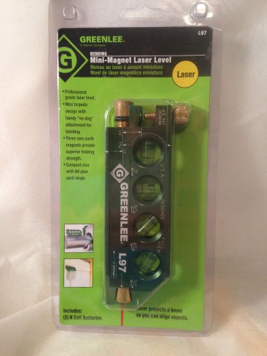 Greenlee mini-magnet laser level l97, professional grade , new, sealed! for sale