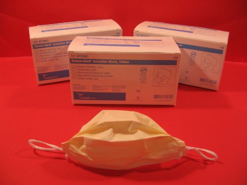 SECURE-GARD YELLOW ISOLATION MASKS - AT70061 - FOR USE AS DUST MASKS