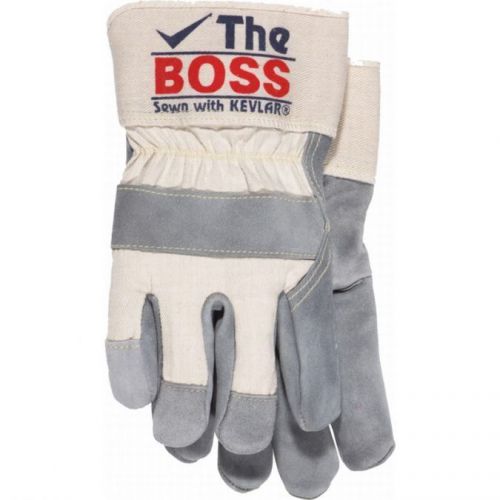 The boss work gloves premium full feature split leather gloves xlarge 20110 for sale