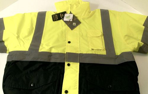 Utility pro wear high-visibility bomber jacket class 3 model# uhv562 size medium for sale