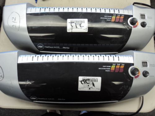 2x gbc heatseal h435 laminators parts/repair for sale