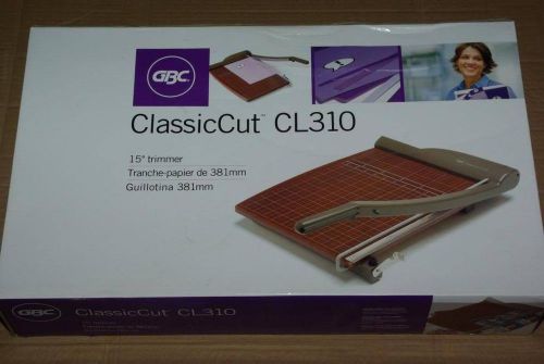 New GBC ClassicCut CL310 15 Sheet Paper Trimmer Cutter 15&#034;