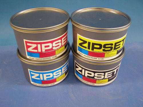 New zipset non-skin gpx process cmyk ink 2.2lb(1kilo) 4-pack in stock ! for sale