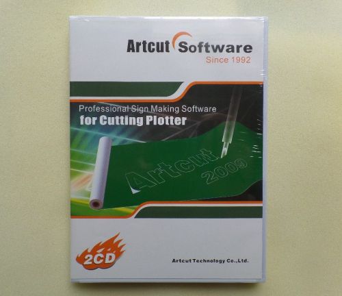 New original artcut 2009 vinyl cutter cutting plotter vinyl sign making software for sale