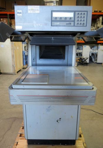 Itek 617s poly plate maker and developer - 435 613-s 615-s 617-e for sale
