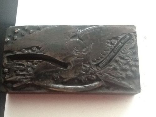 Eagle Vintage printing press stamp