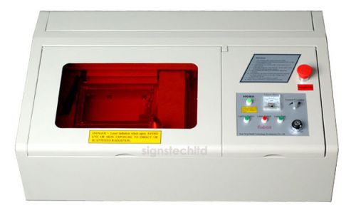 New 40W Desktop CO2 Laser Engraver Cutting Machine 210x205mm+FREE HONEYCOMB BED
