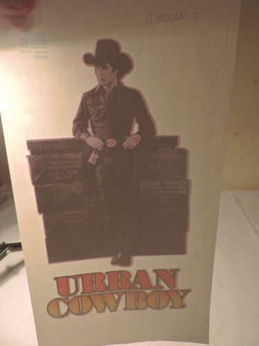 Old urban cowboy iron on t shirt roach transfer free shipping for sale