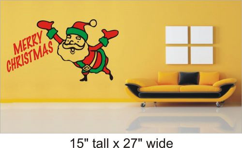 2X Bowing Santa Removable Wall Art Decal Vinyl Sticker Mural Decor-FA298