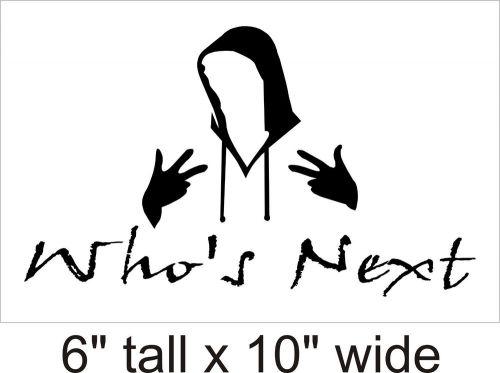 2X WHO&#039;S NEXT Removable Wall Art Decal Vinyl Sticker Mural Decor-FA217