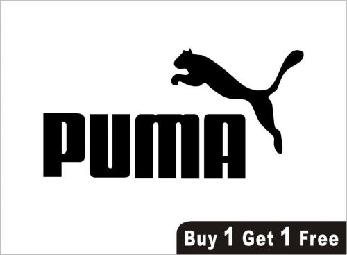 2X &#034;PUMA Logo&#034; Car Vinyl Decal Art Sticker Graphics Fine Art Cafe - 476090 B