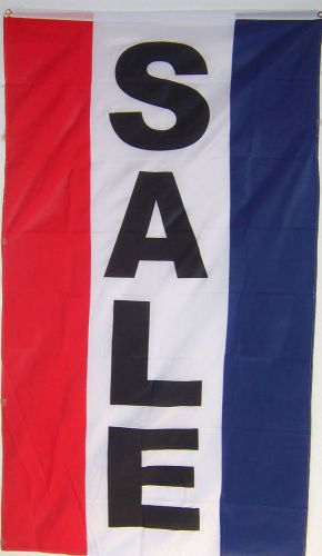 NEW 3 FEET x 5 FEET VERTICAL SALE BUSINESS SIGN BANNER FLAG