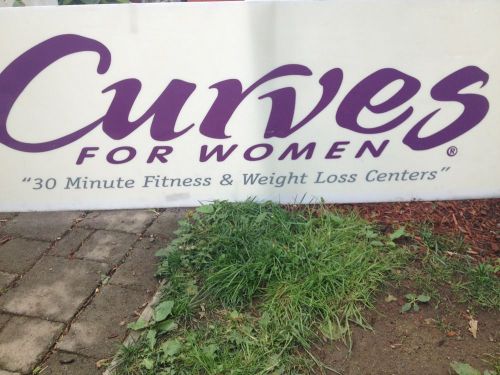 CURVES SIGN - 9&#039;9.5&#034; x 2&#039;