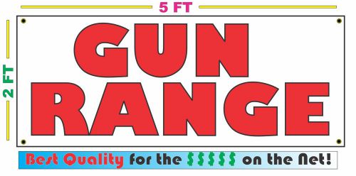 GUN RANGE Full Color Banner Sign NEW XXL Size Best Quality for the $$$$