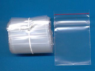 CLEAR ZIP LOCK BAGS for Beads Findings Jewelry 2x2&#034;