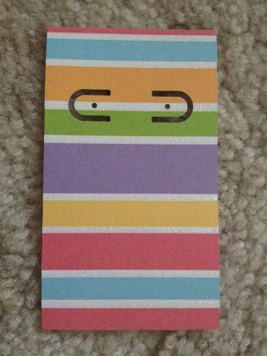 Rainbow earring cards (10pc)