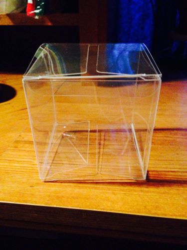 5&#034; x 5&#034; x 5&#034; crystal clear boxes (50 pieces)