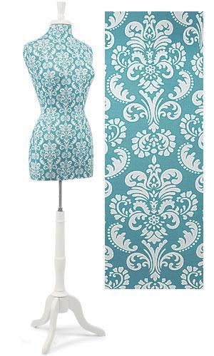 Boutique Size 8 Retro Damask Premium Jersey Dressmaker Form Mannequin NEW