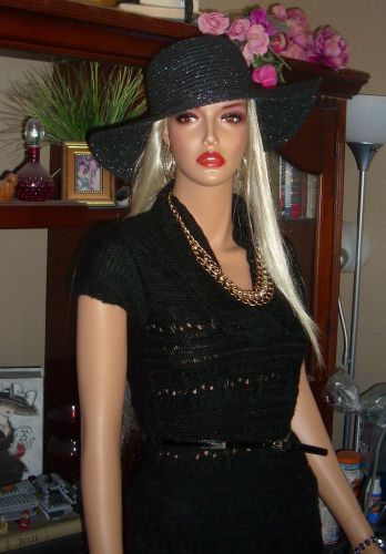 Gorgeous Full Body Mannequin With Dark Wig Approx. 5&#039;9&#034; Stunning in Person!